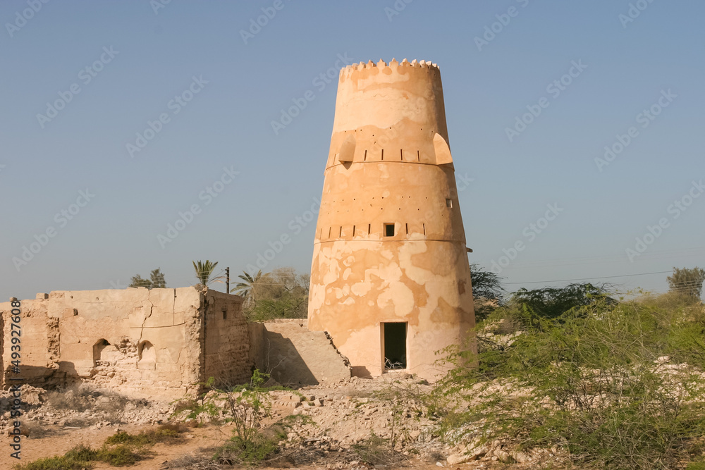 A Watchtower in Al Jazirat Al Hamra