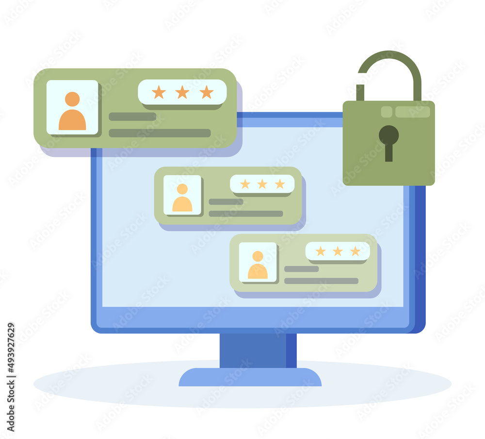 Cyber or web security. Digital data protection and database safety Cyber or web security. Digital data protection and database safety