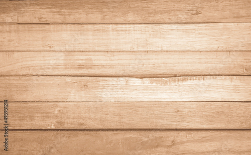 Brown Wood texture background. Wooden planks old of table top view and board nature pattern decoration.