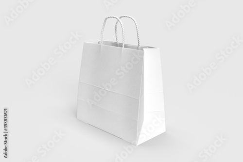 Sac kraft neutre boutique en papier