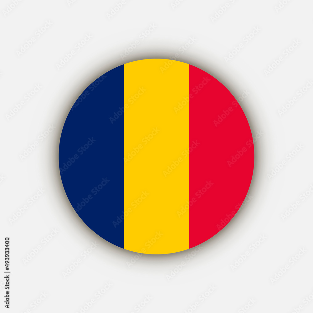 Country Chad. Chad flag. Vector illustration. Country Chad. Chad flag. Vector illustration.
