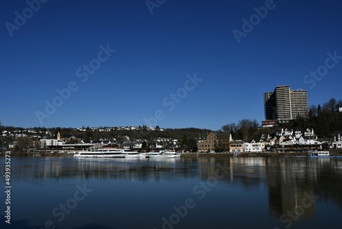 Panorama von Vallendar am Rhein