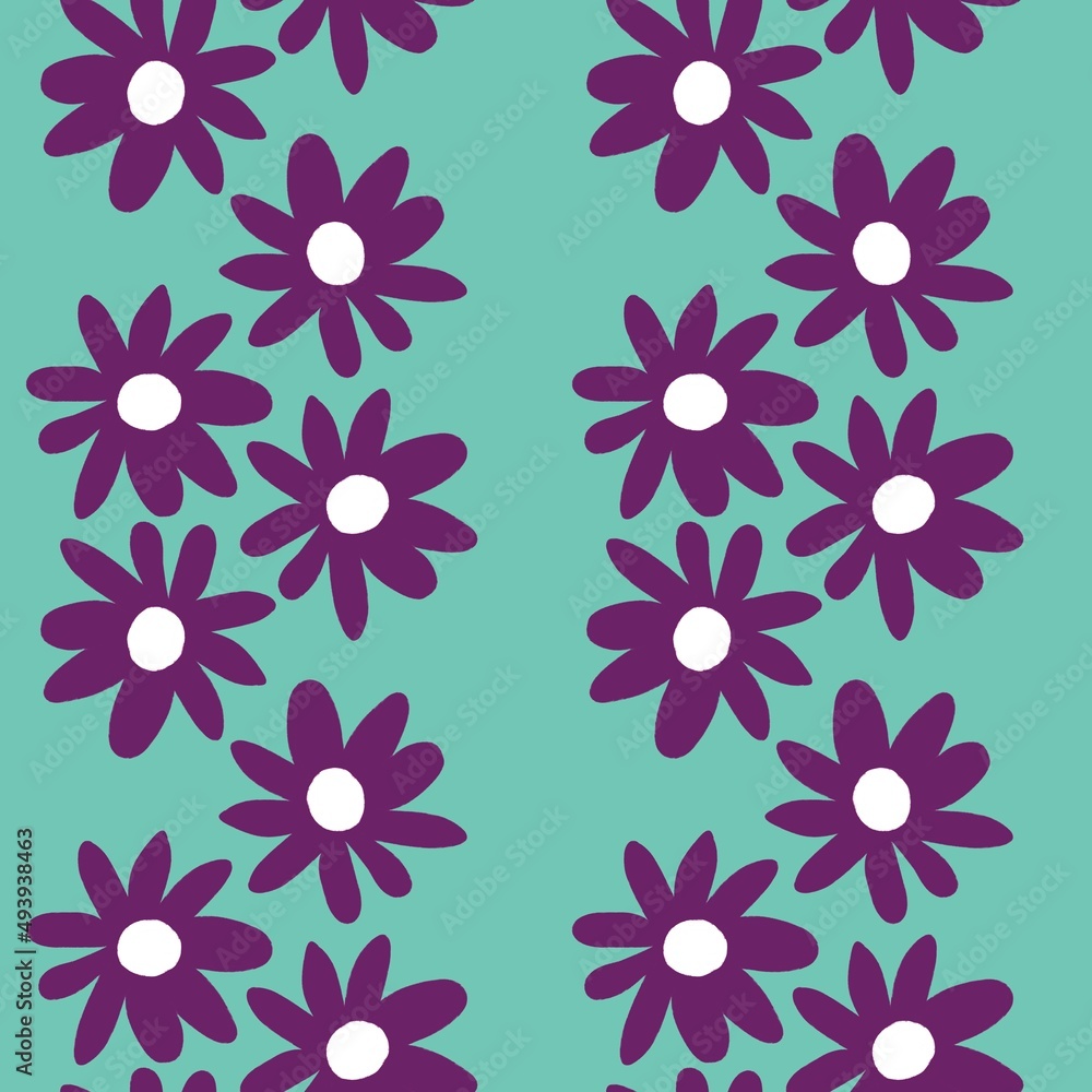 Floral seamless flower pattern for fabrics and textiles and packaging and gifts and cards and linens and kids Floral seamless flower pattern for fabrics and textiles and packaging and gifts and cards and linens and kids