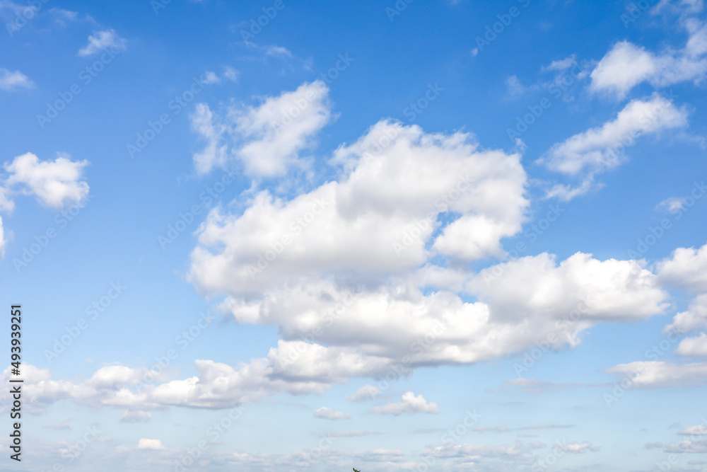 blue sky and white clouds or cloudscape. blue sky and white clouds or cloudscape.