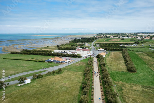 vue depuis le Phare de Chassiron sur l'île d'Oléron