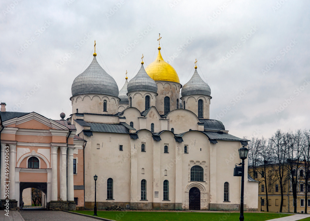 Ancient Russia. St. Sophia Cathedral is the oldest church in Russia