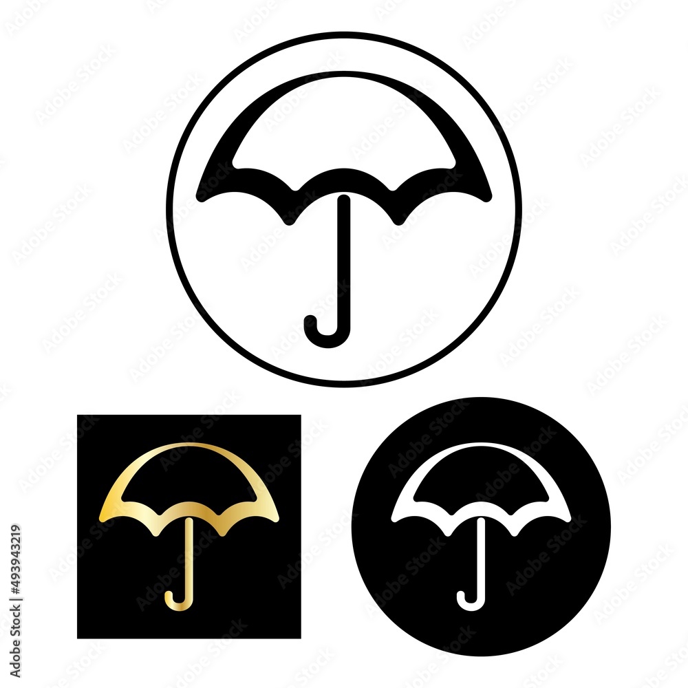 umbrella logo design illustration vector umbrella logo design illustration vector