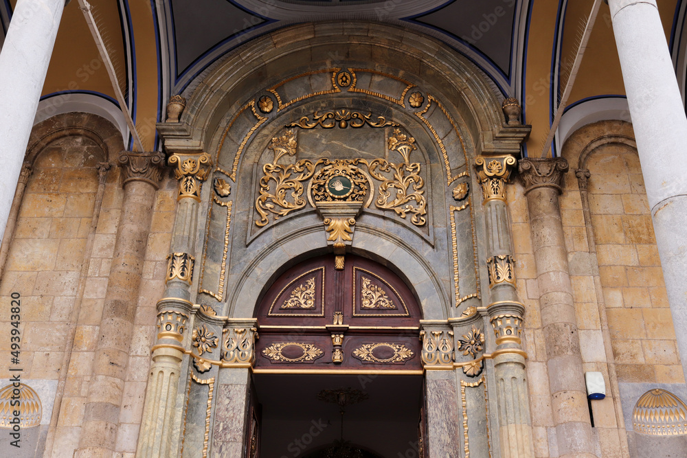 Fototapeta premium Azizia mosque main entrance Konya Turkey
