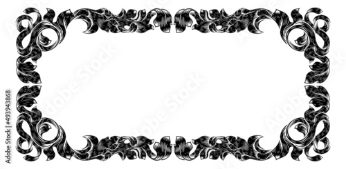 Filigree Heraldry Leaf Patt...