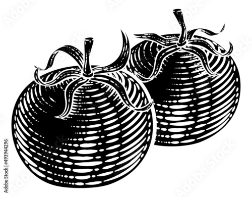 Tomatoes Vegetable Vintage ...