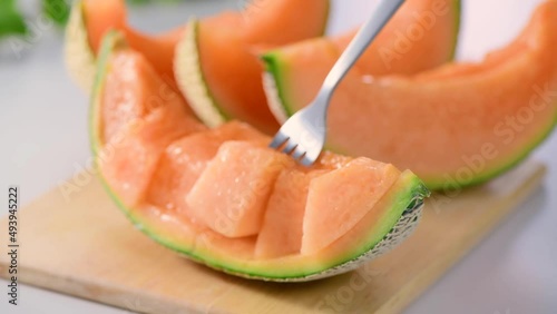 美味しい赤肉のメロン