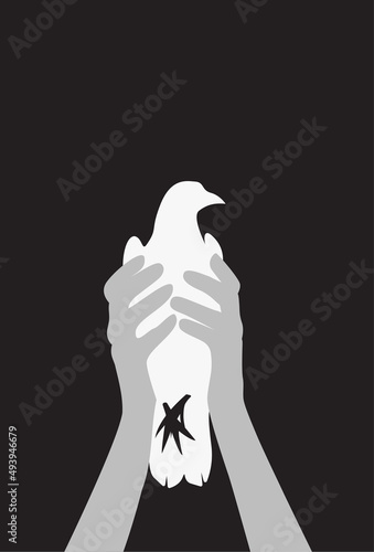 Pigeon simple silhouette