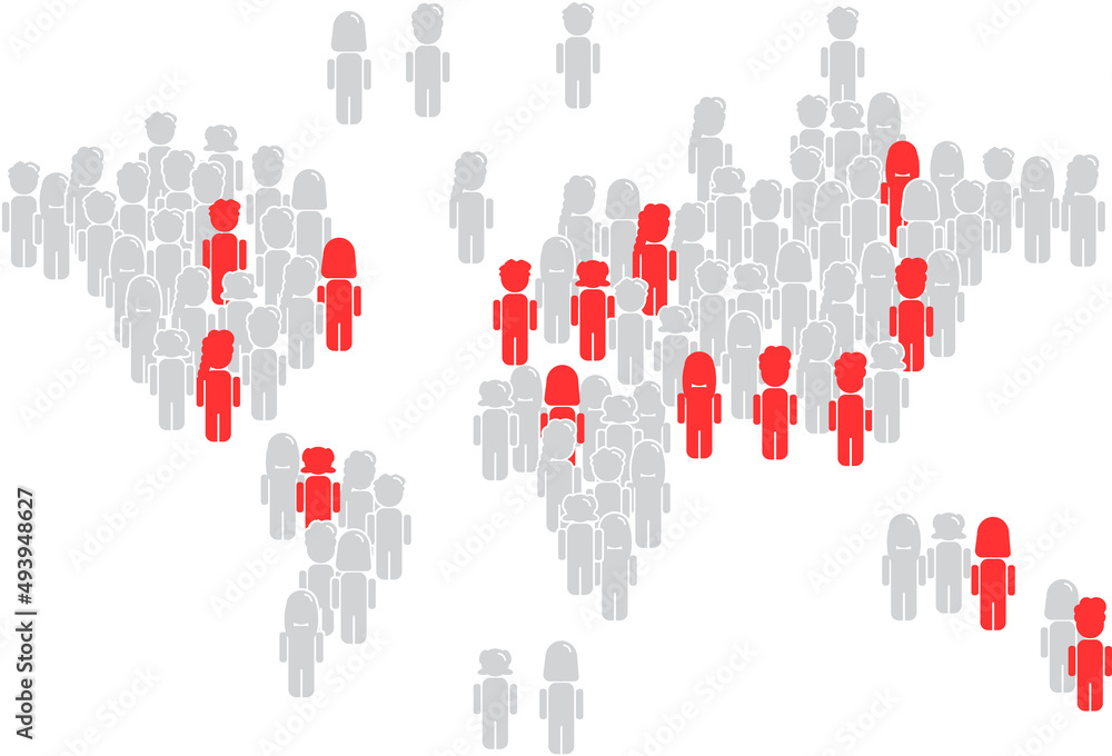 Human population case and control samples for association studies and