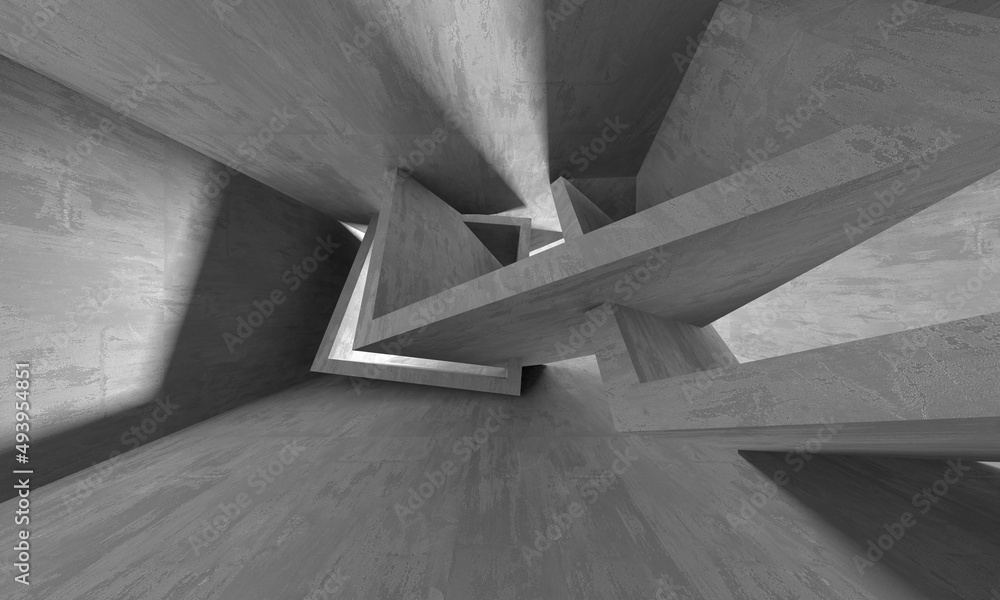 Abstract architecture interior background. Empty concrete room Abstract architecture interior background. Empty concrete room