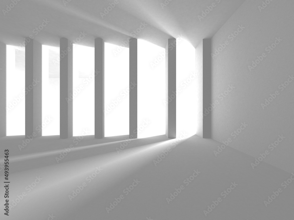 White Modern Background. Abstract Building Concept White Modern Background. Abstract Building Concept