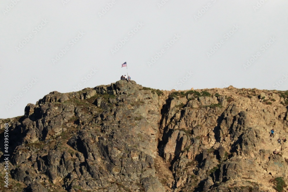 person on a rock person on a rock