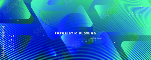 Dark Dynamic Wave. Fluid 3d...