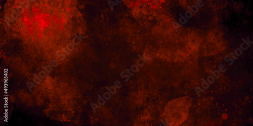 Red grunge texture and Old wall texture cement black red background abstract dark color design are light with white gradient background.	
