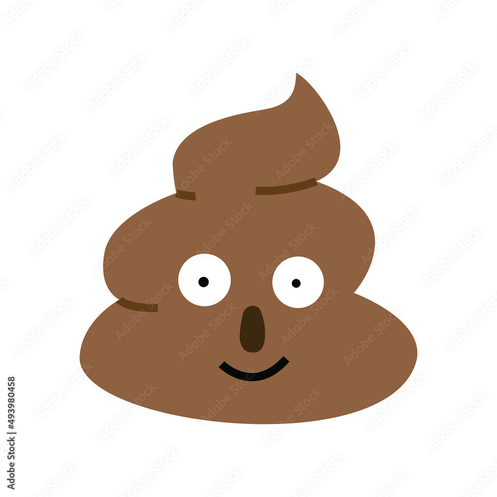 human waste character hand-drawn for sticker illustration design human waste character hand-drawn for sticker illustration design