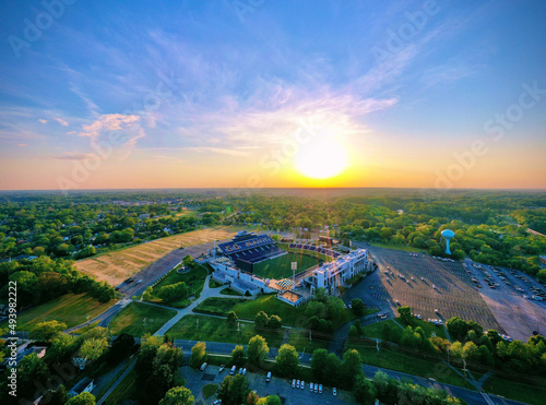 Aerial shot of Navy-Marine Corps Memorial Stadium on a sunny day, Annapolis photo