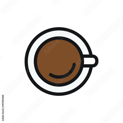 a cup of coffee icon for website, presentation symbol 