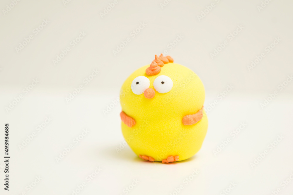 Sweet candy chicken. Spring holidays, Easter theme. Sweet candy chicken. Spring holidays, Easter theme.