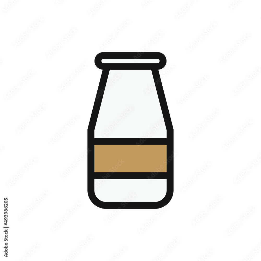 bottle milk, coffee icon for website, presentation symbol bottle milk, coffee icon for website, presentation symbol