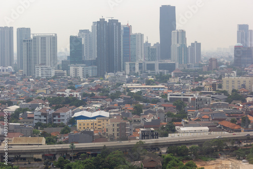 Beautiful shot of the city Jakarta in Indonesia