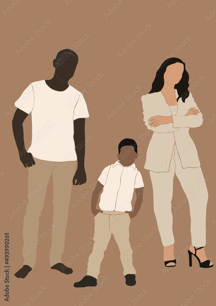 abstract family life abstract family life