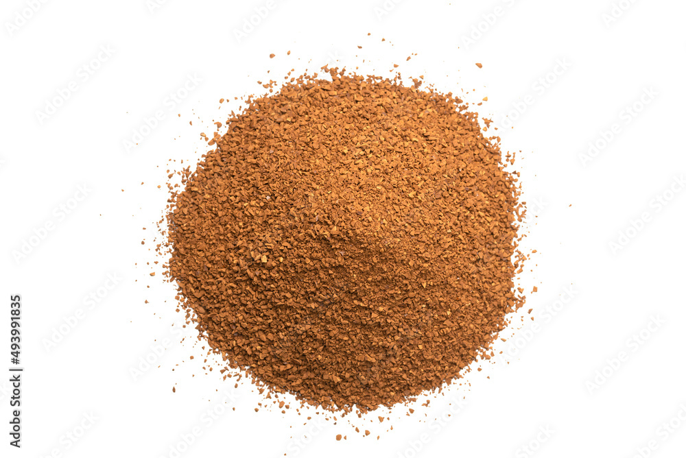 Instant coffee isolated on white background. Instant coffee isolated on white background.