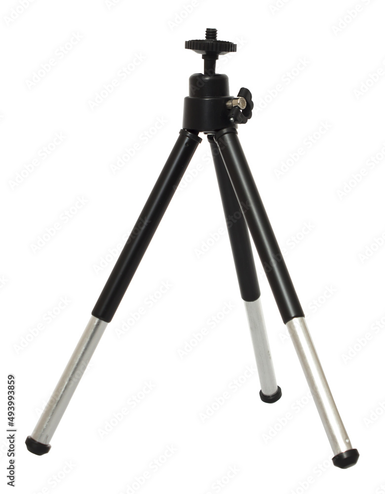 Tripod for phone, isolated on white background Tripod for phone, isolated on white background