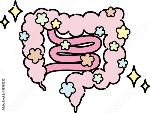 腸のイラスト