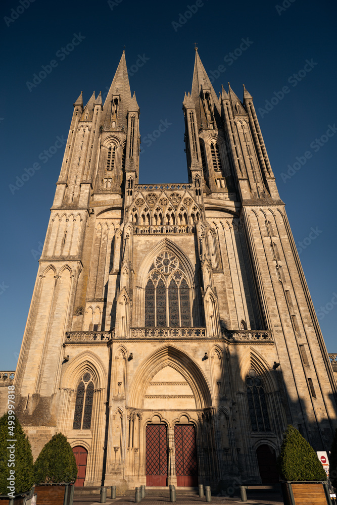 Cathedral of Coutances in France.