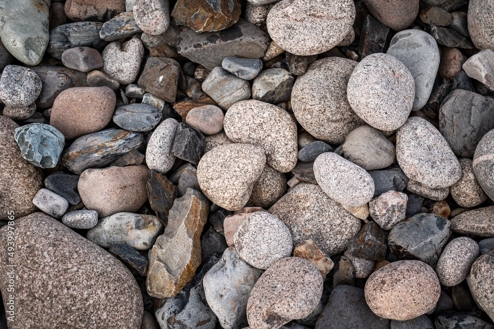 Rocks and stones on the beach in Normandy, France. Rocks and stones on the beach in Normandy, France.