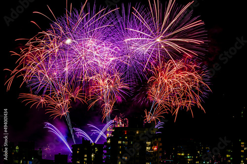 fireworks over Vancouver
