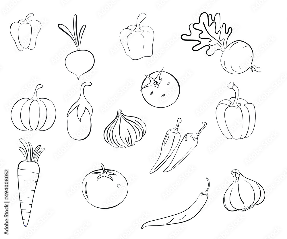 How to Draw Vegetables Step by Step || Vegetables Drawing for Beginners ||  Creativity Studio.. - YouTube