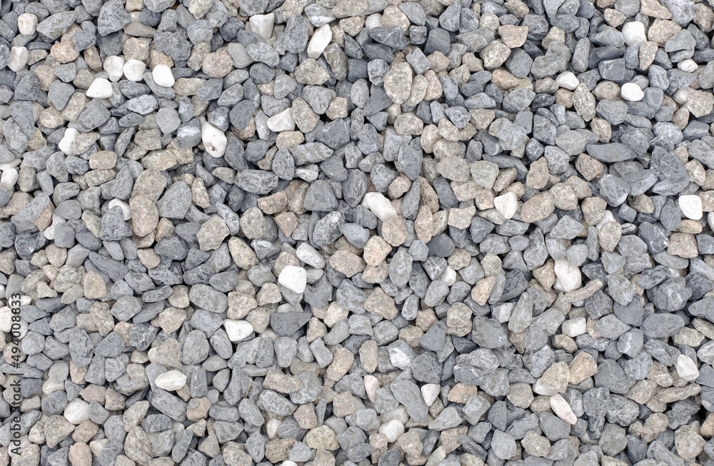 Top view of pebble stones for texture background. Decorative ground in the garden. Blank for text with copy space. Top view of pebble stones for texture background. Decorative ground in the garden. Blank for text with copy space.