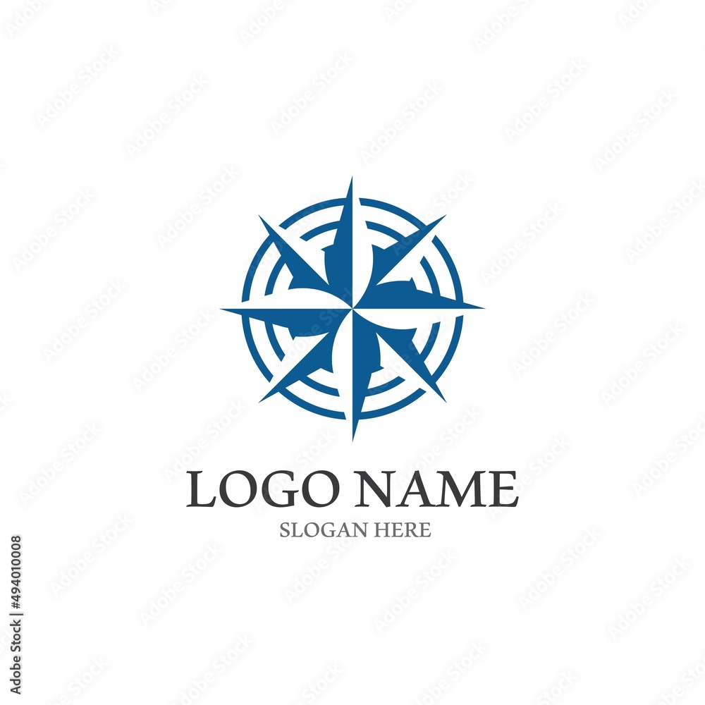 Compass Logo Template vector icon Compass Logo Template vector icon