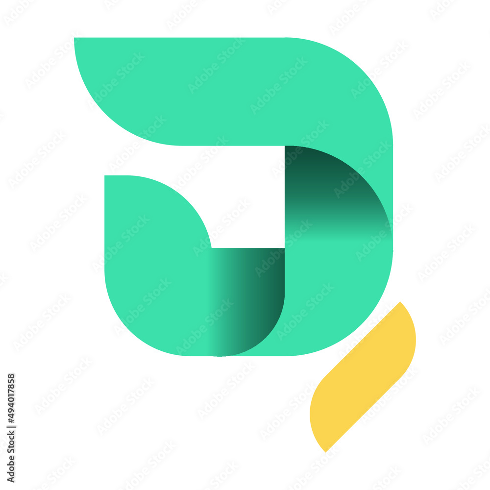 vector icon rectangular logo abstract blue fold effect illustration vector icon rectangular logo abstract blue fold effect illustration