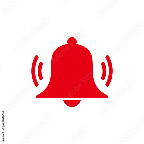 bell icon vector illustration sign isolated on white background	