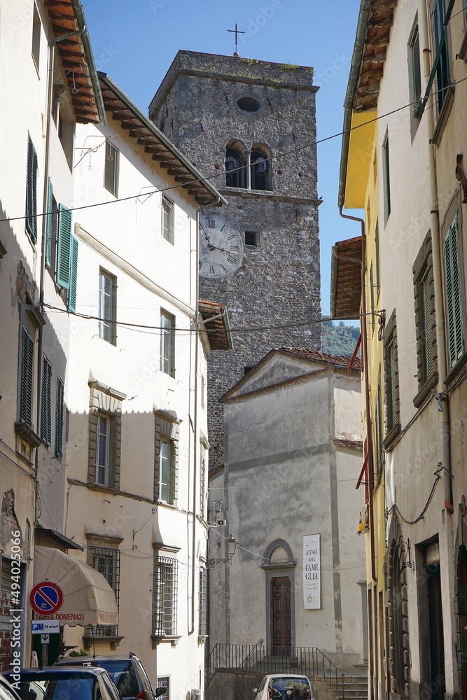 Church of San Jacopo in Borgo a Mozzano in Garfagnana, Tuscany, Italy