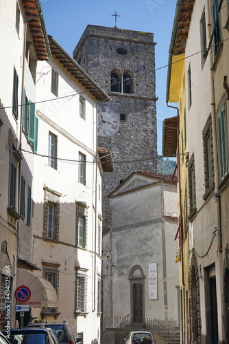 Fototapeta Naklejka Na Ścianę i Meble -  Church of San Jacopo in Borgo a Mozzano in Garfagnana, Tuscany, Italy