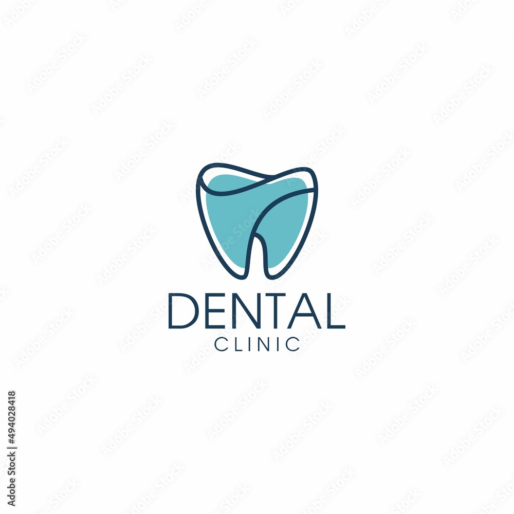 line art dental logo template line art dental logo template
