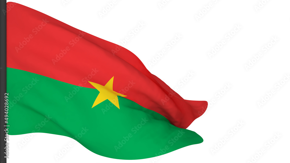national flag background image,wind blowing flags,3d rendering,Flag of Burkina Faso national flag background image,wind blowing flags,3d rendering,Flag of Burkina Faso