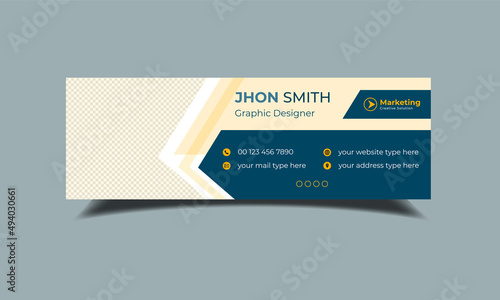 Email Signature, Corporate Email Signature Template, Web Email Signature, Email Signature Design, Modern Email Template Design