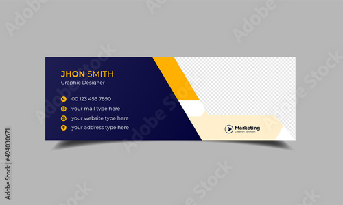 Email Signature, Corporate Email Signature Template, Web Email Signature, Email Signature Design, Modern Email Template Design