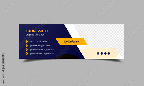 Email Signature, Corporate Email Signature Template, Web Email Signature, Email Signature Design, Modern Email Template Design