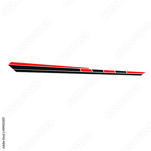 Racing car sticker vector. Print car stickers. Car sticker decoration.