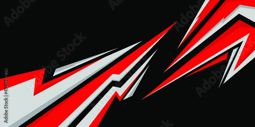 car wrapping sticker vector. Car body modification sticker. 