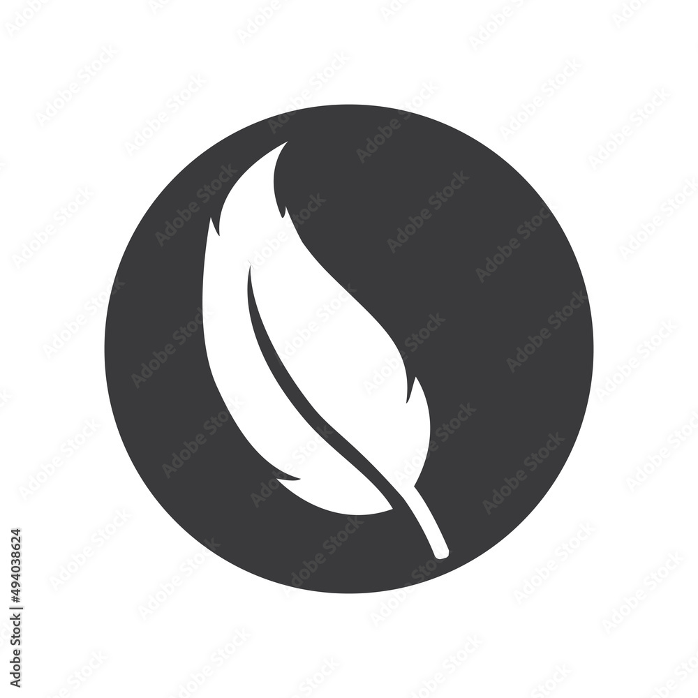 leaf logo vector template ilustrator and icon design leaf logo vector template ilustrator and icon design